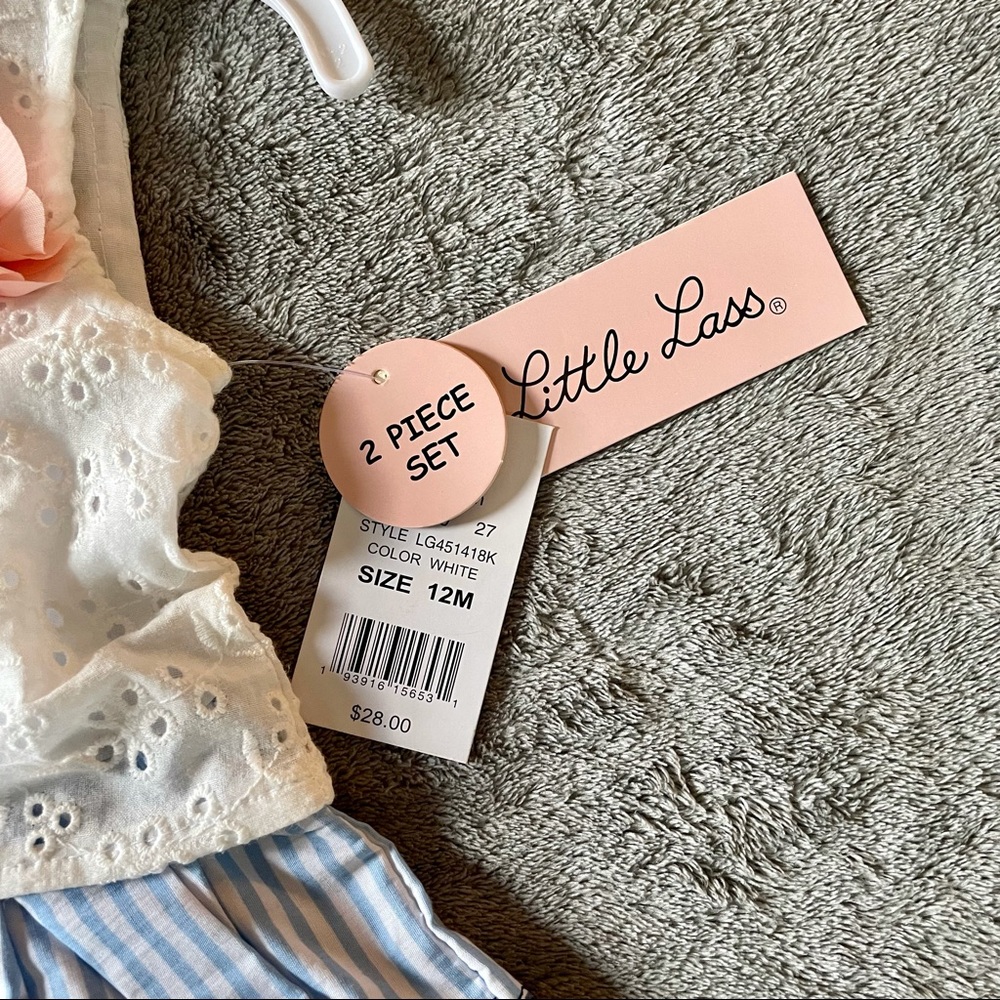 Brand new with tag 2 piece baby girl 12 month floral dress - Picture 2 of 5